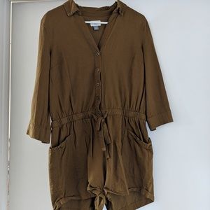 Olive Green Romper
